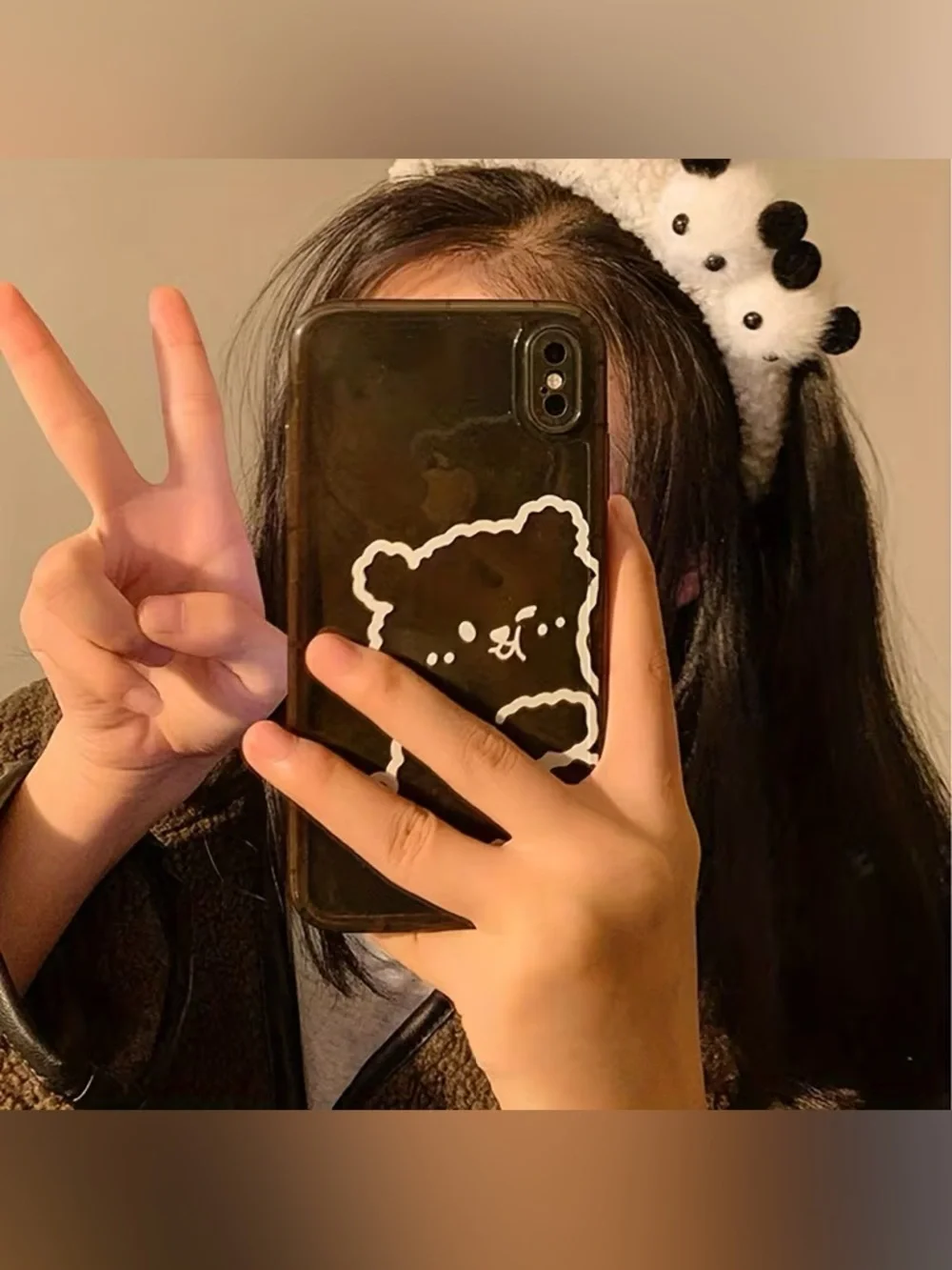Panda Plush Spa Headband